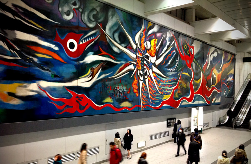 【詳細解説】渋谷駅で岡本太郎の大作「明日の神話」を鑑賞しよう
