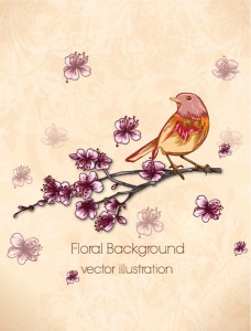 floral vector background illustation