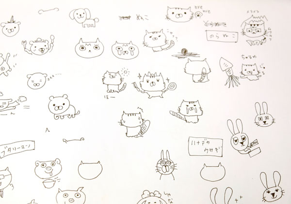 Lineスタンプのキャラクターを効果的に作成するコツ 上 インスピ