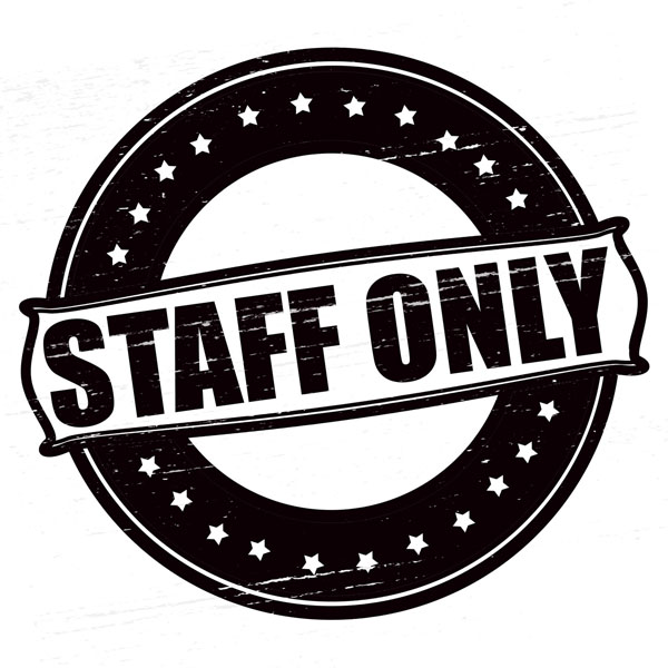 Staff only